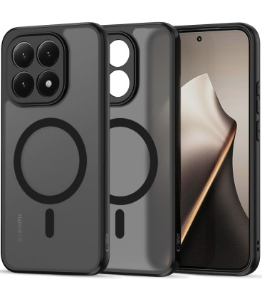 Matinis juodas dėklas Xiaomi 15T telefonui "Tech-Protect Magmat Magsafe"