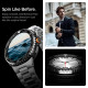 Juodas rėmelis Samsung Galaxy Watch 8 Classic (46 mm) laikrodžiui "Spigen Bezel Tune Pro Diver"