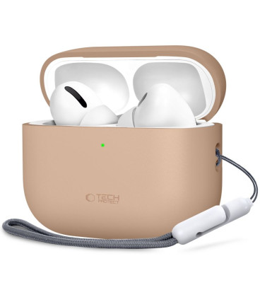 Rudas dėklas Apple Airpods Pro 3 ausinėms "Tech-Protect Silicone"