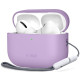 Levandos spalvos dėklas Apple Airpods Pro 3 ausinėms "Tech-Protect Silicone"