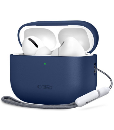 Mėlynas dėklas Apple Airpods Pro 3 ausinėms "Tech-Protect Silicone"