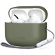 Žalias dėklas Apple Airpods Pro 3 ausinėms "Tech-Protect Silicone"