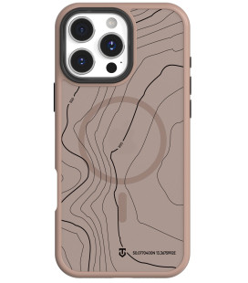 Rudas (Moucha Moose) dėklas Apple iPhone 16 Pro Max telefonui "Tactical MagForce Hyperstealth Sika Cover"