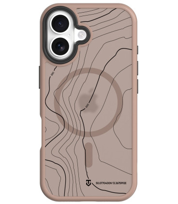 Rudas (Moucha Moose) dėklas Apple iPhone 16 telefonui "Tactical MagForce Hyperstealth Sika Cover"