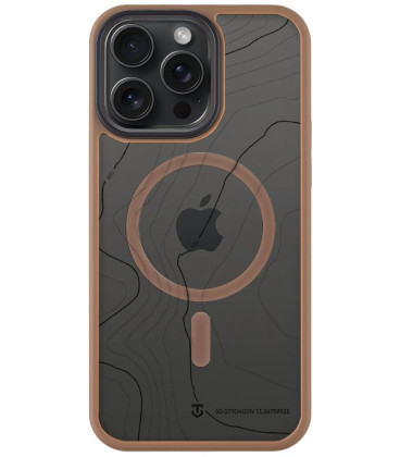 Rudas (Moucha Moose) dėklas Apple iPhone 15 Pro Max telefonui "Tactical MagForce Hyperstealth Sika Cover"