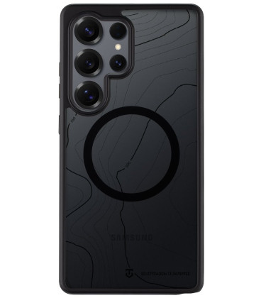 Juodas dėklas Samsung Galaxy S25 Ultra telefonui "Tactical MagForce Hyperstealth Sika Cover"