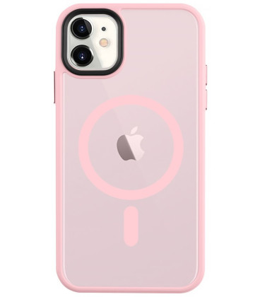 Rožinis dėklas Apple iPhone 11 telefonui "Tactical MagForce Hyperstealth Cover"