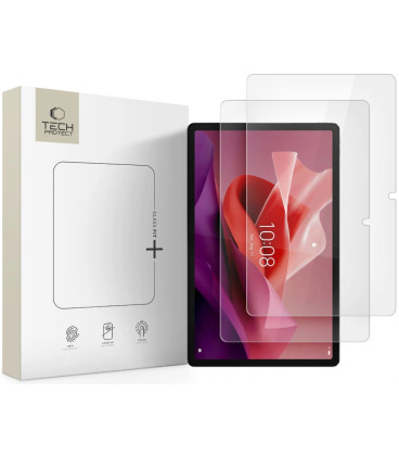 Apsauginis grūdintas stiklas Lenovo Tab P12 / Idea Tab Pro / Yoga Tab Plus 12.7 planšetei "Tech-Protect Glass Fit+ 2-Pack"