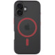 Juodas (Raudonas) dėklas Apple iPhone 16 telefonui "Tactical MagForce Hyperstealth 2.0 Cover"