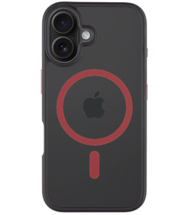 Juodas (Raudonas) dėklas Apple iPhone 16 telefonui "Tactical MagForce Hyperstealth 2.0 Cover"