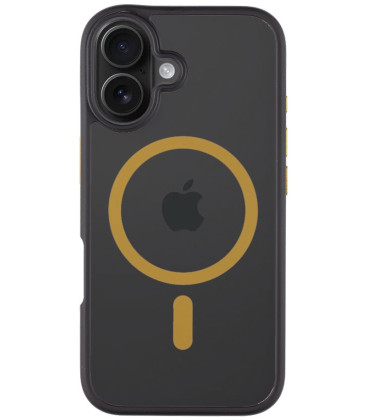 Juodas (Geltonas) dėklas Apple iPhone 16 telefonui "Tactical MagForce Hyperstealth 2.0 Cover"