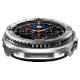Sidabrinės spalvos rėmelis Samsung Galaxy Watch 8 Classic (46 mm) laikrodžiui "Spigen Bezel Tune Pro Pilot"