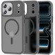 Matinis pilkas dėklas Apple iPhone 17 Pro Max / 18 Pro Max telefonui "Tech-Protect Magmat Magsafe"