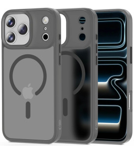 Matinis pilkas dėklas Apple iPhone 17 Pro Max / 18 Pro Max telefonui "Tech-Protect Magmat Magsafe"