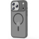 Matinis pilkas dėklas Apple iPhone 17 Pro Max / 18 Pro Max telefonui "Tech-Protect Magmat Magsafe"