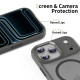 Matinis pilkas dėklas Apple iPhone 17 Pro Max / 18 Pro Max telefonui "Tech-Protect Magmat Magsafe"