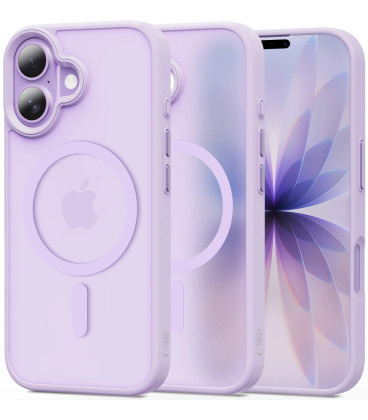 Matinis levandos spalvos dėklas Apple iPhone 17 telefonui "Tech-Protect Magmat Magsafe"