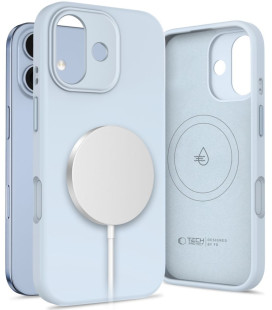 Šviesiai mėlynas dėklas Apple iPhone 17 telefonui "Tech-Protect Uniq Magsafe"