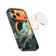 Dėklas Apple iPhone 17 Pro Max / 18 Pro Max telefonui "Tech-Protect Lamano Magsafe Verde Aura"