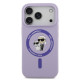 Purpurinis dėklas Apple iPhone 17 Pro telefonui "Karl Lagerfeld Liquid Silicone Karl and Choupette MagSafe Case"