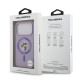 Purpurinis dėklas Apple iPhone 17 Pro telefonui "Karl Lagerfeld Liquid Silicone Karl and Choupette MagSafe Case"