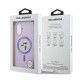 Purpurinis dėklas Apple iPhone 17 telefonui "Karl Lagerfeld Liquid Silicone Karl and Choupette MagSafe Case"