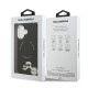 Juodas dėklas Apple iPhone 17 telefonui "Karl Lagerfeld PU Karl and Choupette Heads Pins MagSafe Case"
