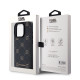 Juodas dėklas Apple iPhone 15 Pro Max telefonui "Karl Lagerfeld PU Karl Heads Pattern MagSafe Case"