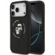 Juodas dėklas Apple iPhone 17 Pro Max telefonui "Karl Lagerfeld Liquid Silicone Karl and Choupette MagSafe Case"