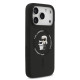 Juodas dėklas Apple iPhone 17 Pro Max telefonui "Karl Lagerfeld Liquid Silicone Karl and Choupette MagSafe Case"