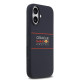 Mėlynas dėklas Apple iPhone 17 telefonui "Red Bull Silicone Horizontal Logo MagSafe Case"