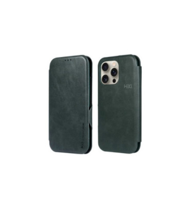 Dėklas HDD Classic Wallet Case Apple iPhone 12/12 Pro žalias