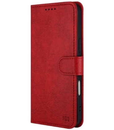 Raudonas dėklas Samsung Galaxy A32 4G telefonui "HDD Clasp Wallet Case"