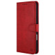 Raudonas dėklas Samsung Galaxy A51 telefonui "HDD Clasp Wallet Case"