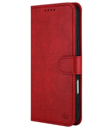 Raudonas dėklas Samsung Galaxy A51 telefonui "HDD Clasp Wallet Case"