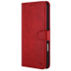 Raudonas dėklas Samsung Galaxy A40 telefonui "HDD Clasp Wallet Case"