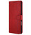 Raudonas dėklas Samsung Galaxy A40 telefonui "HDD Clasp Wallet Case"