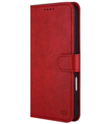 Raudonas dėklas Samsung Galaxy S22 5G telefonui "HDD Clasp Wallet Case"