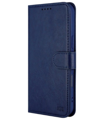 Mėlynas dėklas Samsung Galaxy A12 / M12 telefonui "HDD Clasp Wallet Case"