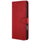 Raudonas dėklas Samsung Galaxy A26 5G telefonui "HDD Clasp Wallet Case"