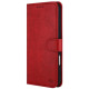 Raudonas dėklas Apple iPhone 12 / 12 Pro telefonui "HDD Clasp Wallet Case"