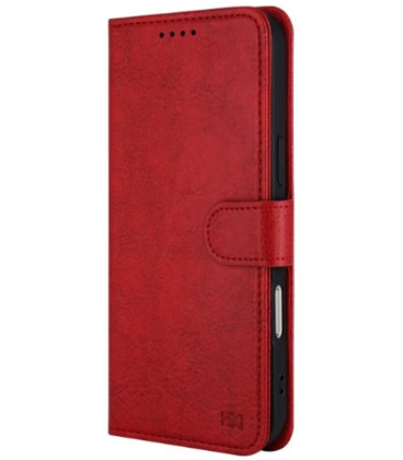 Raudonas dėklas Apple iPhone 13 / 14 telefonui "HDD Clasp Wallet Case"