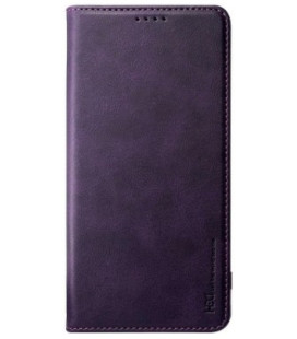 Violetinis atverčiamas dėklas Samsung Galaxy A36 5G telefonui "HDD Magnetic Wallet Case"