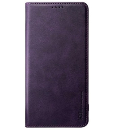 Violetinis atverčiamas dėklas Samsung Galaxy S22 5G telefonui "HDD Magnetic Wallet Case"