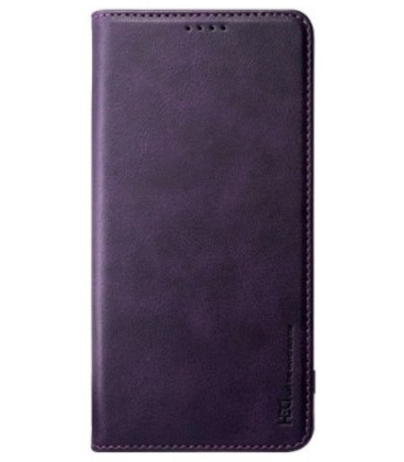 Violetinis atverčiamas dėklas Samsung Galaxy A40 telefonui "HDD Magnetic Wallet Case"