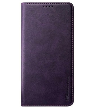 Violetinis atverčiamas dėklas Samsung Galaxy A17 / A18 4G / 5G telefonui "HDD Magnetic Wallet Case"