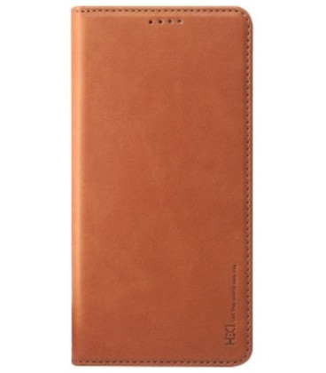 Rudas atverčiamas dėklas Samsung Galaxy A13 4G telefonui "HDD Magnetic Wallet Case"