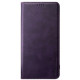 Violetinis atverčiamas dėklas Samsung Galaxy A16 4G / 5G telefonui "HDD Magnetic Wallet Case"