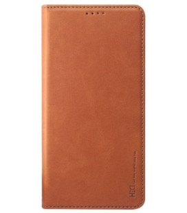 Rudas atverčiamas dėklas Samsung Galaxy A16 4G / 5G telefonui "HDD Magnetic Wallet Case"