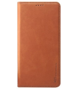 Rudas atverčiamas dėklas Apple iPhone 11 telefonui "HDD Magnetic Wallet Case"